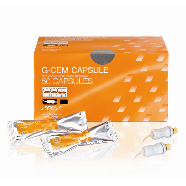 G-CEM CAPSULAS AO3 – Cemento resinoso autoadhesivo GC 50u.
