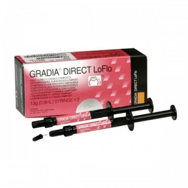 GC GRADIA DIRECT LOFLO – Composite microhybride fluide, GC, 2 seringues