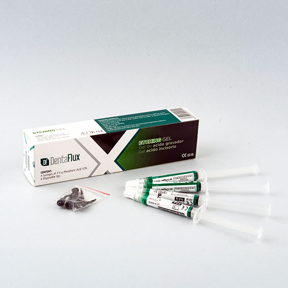 DENTAFLUX Gel mordenzante 37% – Mordenzante per smalto e dentina (4x3.5g)