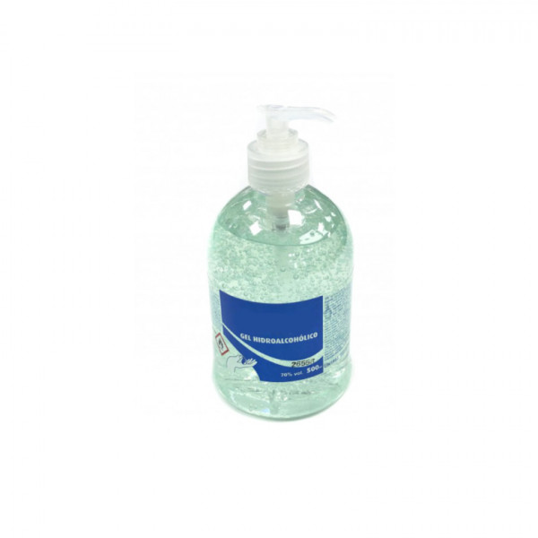 Gel hidroalcohólico 500 ml. – Fertőtlenítő gél 70% alkoholtartalommal