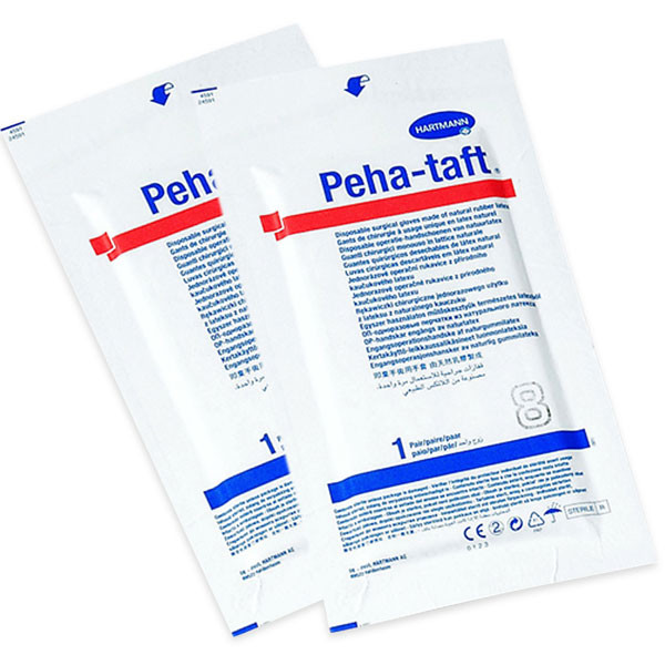 GUANTES ESTÉRILES PEHA-TAFT S/P Nº 7 1/2 – Hartmann, 50 pár
