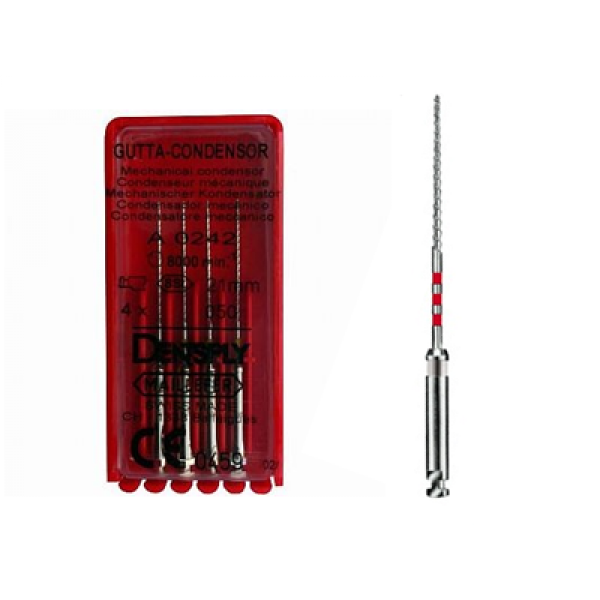 GUTTA CONDENSOR 21mm N.25 – Condenseur de gutta-percha MAILLEFER (4 uds)