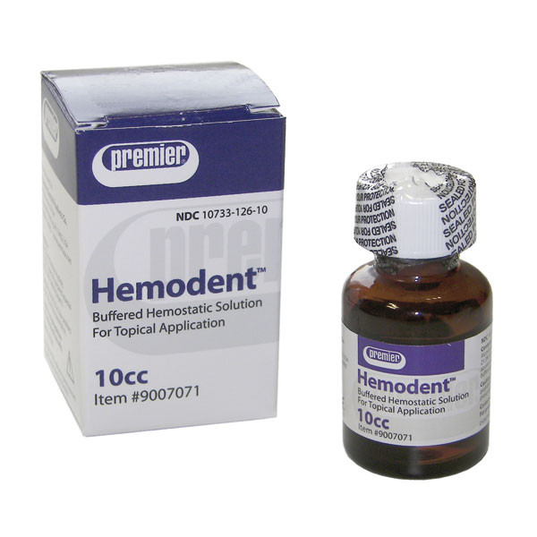 HEMODENT 10cc. – Solución hemostática de cloruro de aluminio (PREMIER)