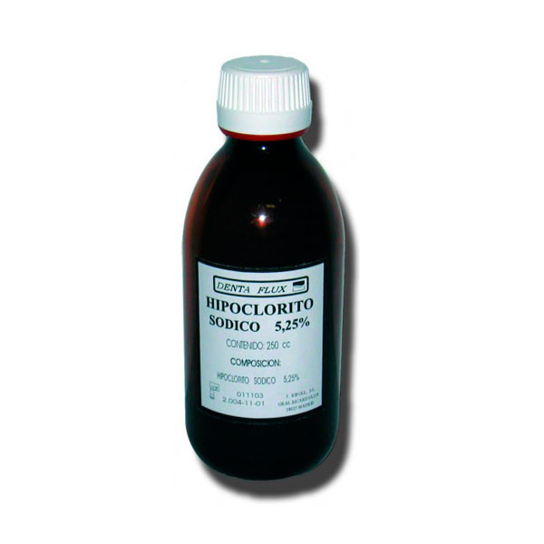Ipoclorito di Sodio 5,25% – Soluzione irrigante, 250ml, DENTAFLUX
