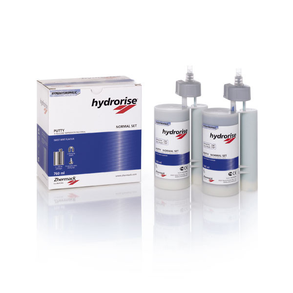 HYDRORISE MAXI PUTTY NORMAL REPOS. – Silicona A alta viscosidad Zhermack