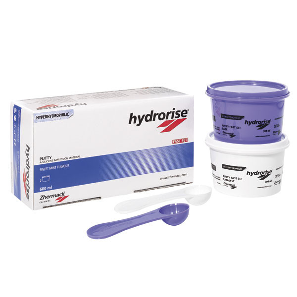 HYDRORISE PUTTY FAST SET – Silicone A haute viscosité Zhermack