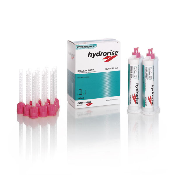 HYDRORISE REGULAR NORMAL – Silicone A viscosité moyenne Zhermack (2x50ml)