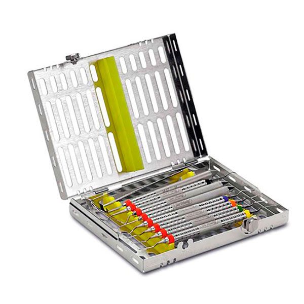 IM12DIN 105 – Cassette de esterilización para 10 instrumentos, Amarillo HU-FRIEDY