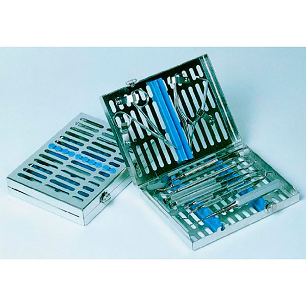 IM12DIN 108 – Cassette de stérilisation pour 10 instruments, Bleu HU-FRIEDY