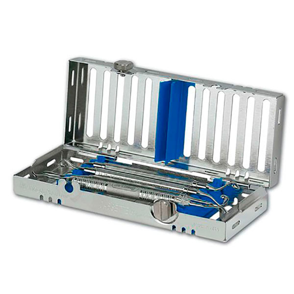 IM14DIN 58 – Cassette IMS pour 5 instruments bleu Hu-Friedy