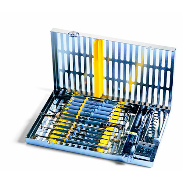 IM8125E CASETTE IMS – Cassete de esterilização para 12 instrumentos, Amarelo, Hu-Friedy