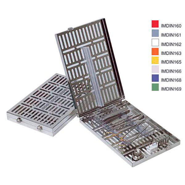 IMDIN161 CASSETTE 12 INST.GRIS – Bandeja de esterilización Hu-Friedy
