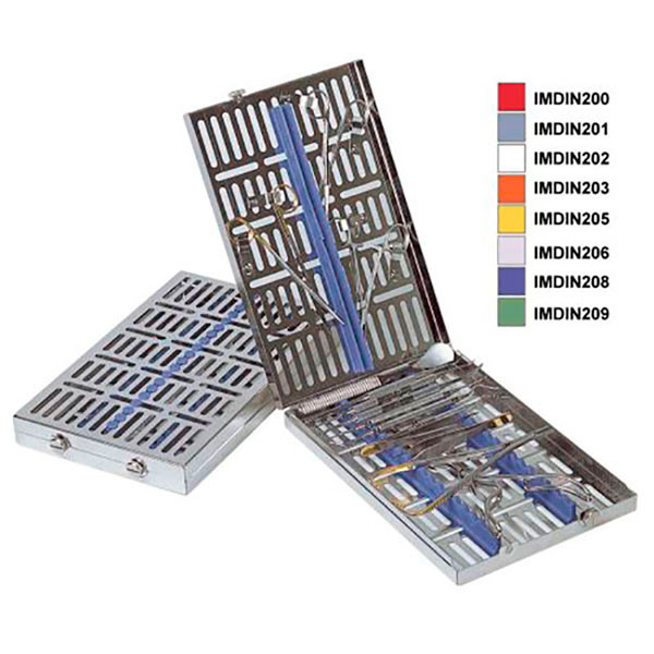 IMDIN208 CASSETTE 20 INST. AZUL – Cassetta di sterilizzazione Hu-Friedy