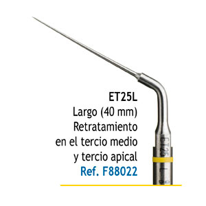 INSERTO ET25L ENDODONT – Insert ultrasonique pour retraitement endodontique SATELEC