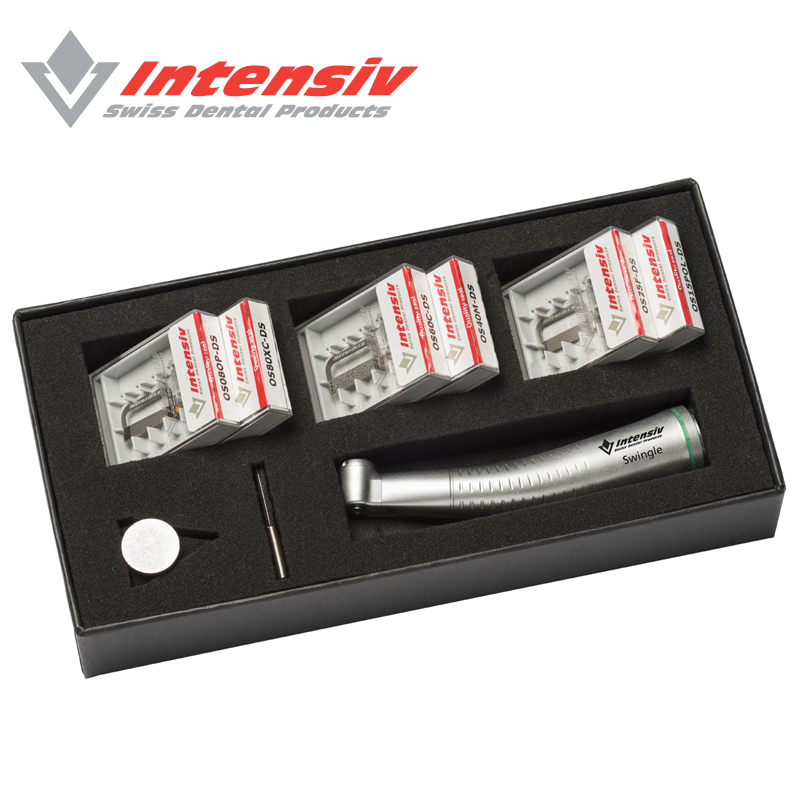 INTENSIV SWINGLE WG-69 LT ORTHO – Contre-angle oscillant avec lumière pour stripping