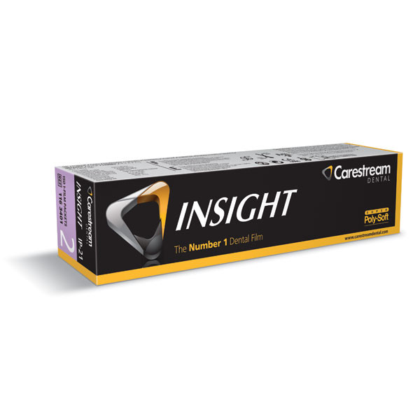 IP21 INSIGHT 3,1x4,1 – Película radiográfica intraoral, 150 uds.
