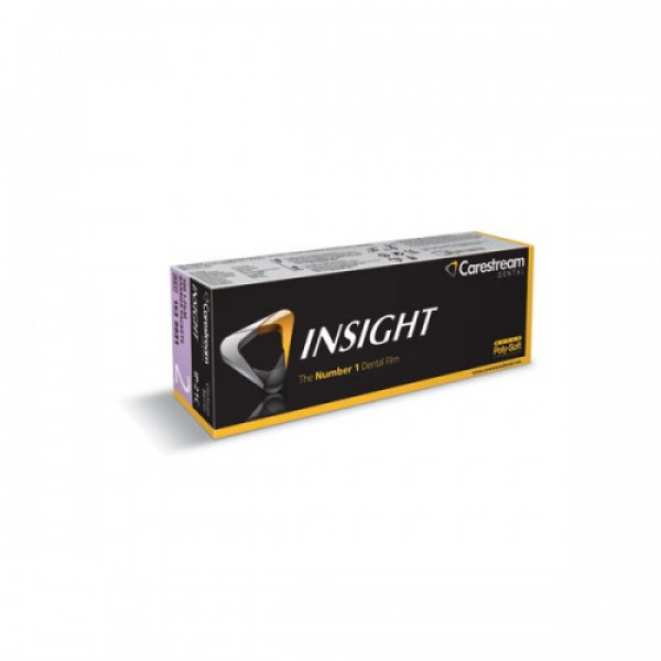 IP22 INSIGHT DOUBLE 3,1x4,1 – Película radiográfica, 130 uds.