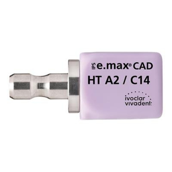 IPS e.MAX CAD HT A2 C14 – Lítium-diszilikát blokkok, 5 darab