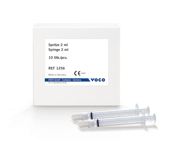 Seringa 2 ml VOCO – Seringa de precisão para odontologia (10 uds)
