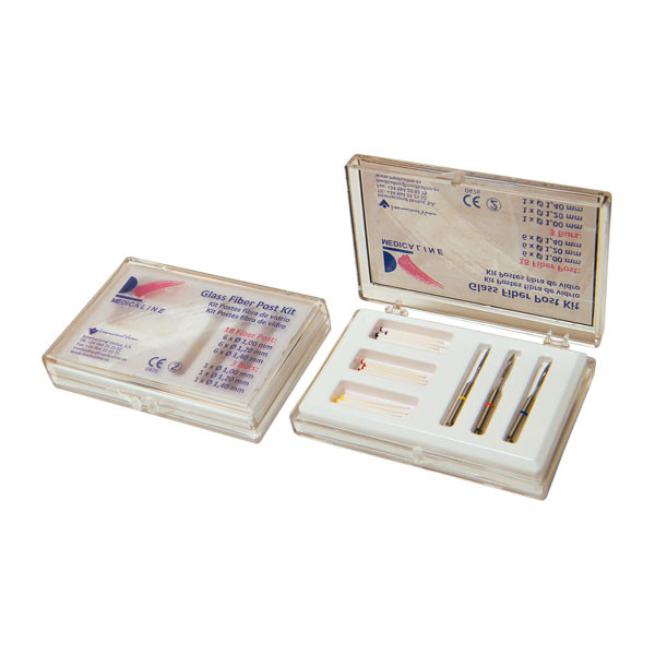 Kit postes endo post glass – Fibra de vidrio MEDICALINE