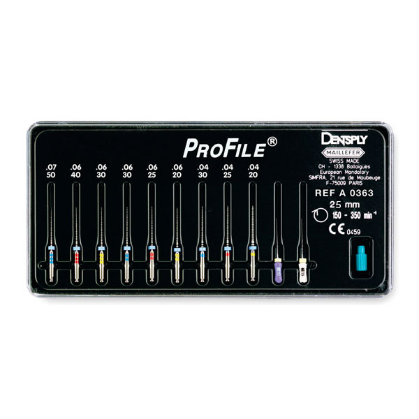 L. PROFILE A0363, 25mm. KIT INTRO – NiTi rotációs reszelők endodonciához