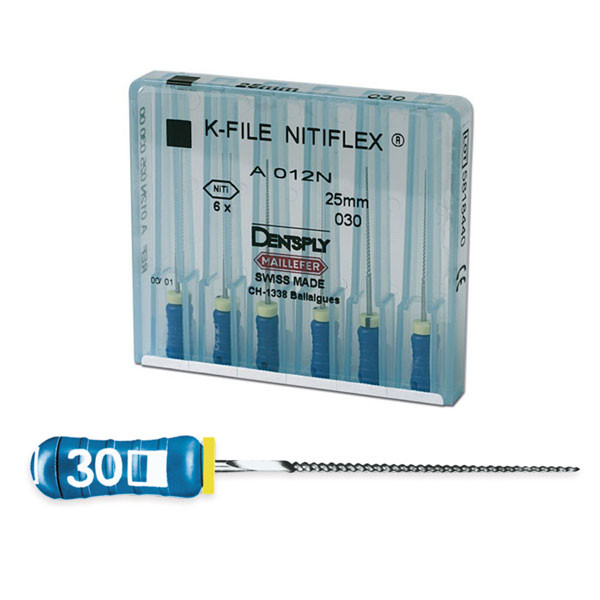 LIMAS K NITIFLEX 21mm. 45 – Limes endodontiques NiTi DENTSPLY (6 u.)