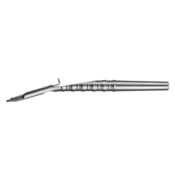 LS1920A/1 – Raspador de hueso curvo LiquidSteel para injerto óseo Carl Martin