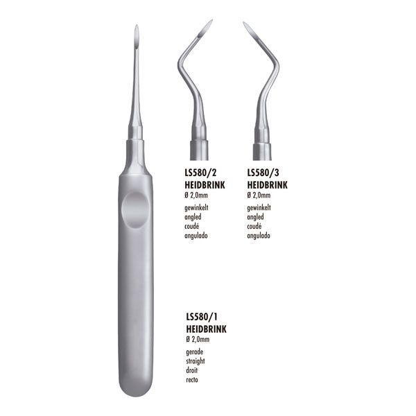 LS580/2 BOTADOR FRAGM.HEIDBRINK – Botador de fragmentos angulado 2,0mm