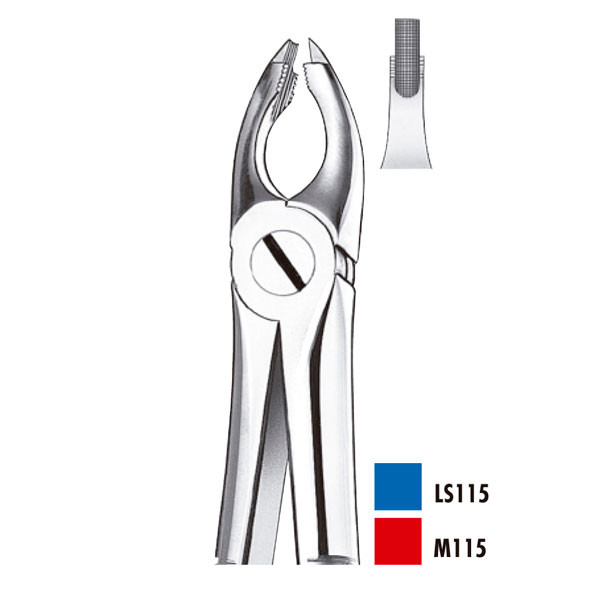 M115 FORCEPS INCIS-CANINO SUP. – Fórceps de extracción superior, Carl Martin