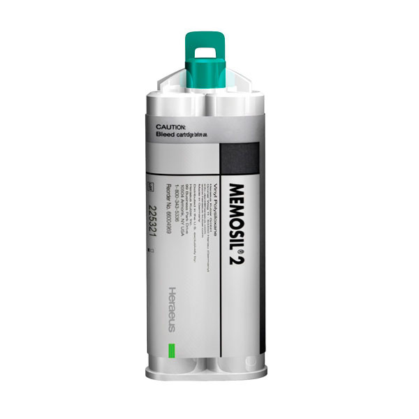 MEMOSIL 2 – Silicone d'addition pour enregistrement d'occlusion, 2x50ml, Kulzer