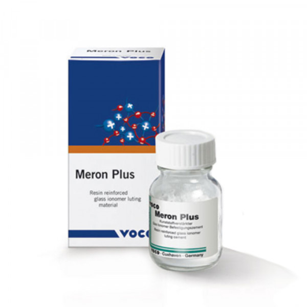 MERON PLUS POLVO – Cemento de ionómero de vidrio reforzado con resina VOCO