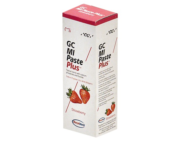 MI PASTE PLUS Morango – Creme remineralizante, GC, Pack 10 un
