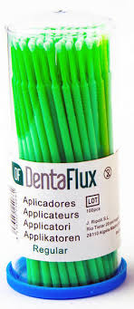MICROAPLICADORES REGULAR VERDE – Aplicadores dentales DENTAFLUX 100u