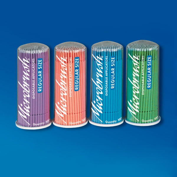 MICROBRUSH REGULAR – Aplicadores dentales con cuello flexible KATIA 400u