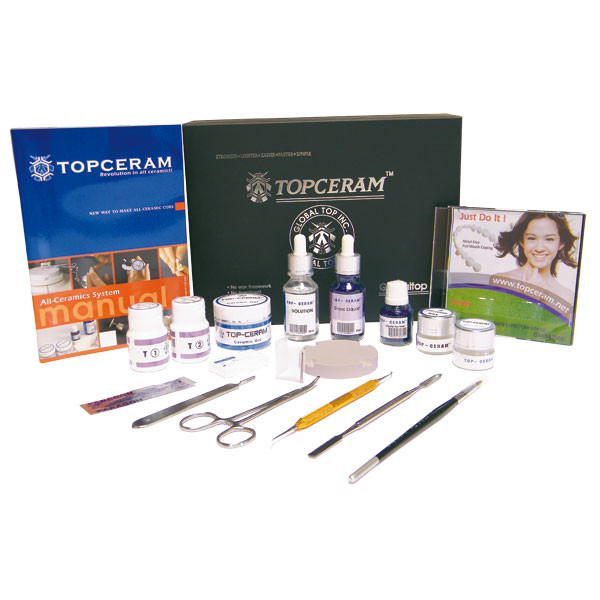 MINI KIT TOP CERAM – Kit de cerâmica dentária para restaurações