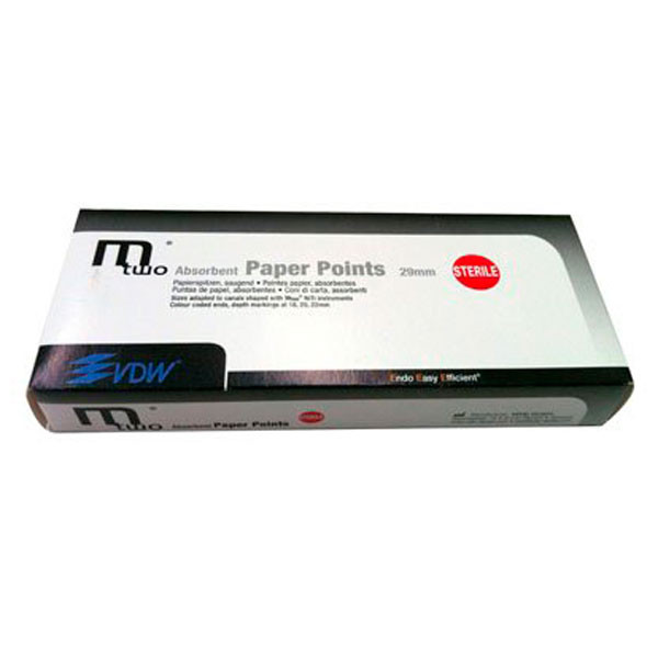 MTWO PUNTAS PAPEL .05 29mm N.030 – Puntas de papel absorbente VDW 144uds