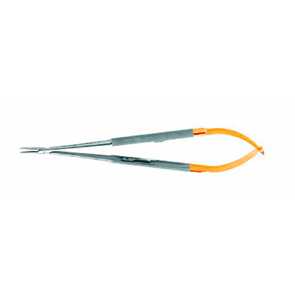 NHM-5026R P-AG.CASTROVIEJO – Porte-aiguille microchirurgie, pointe diamant, 18 cm, Hu-Friedy