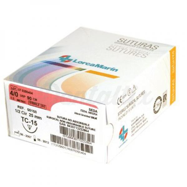 NYLON MONOFIL. AZUL TC-15 4/0 12u. – Sutura non riassorbibile in poliammide