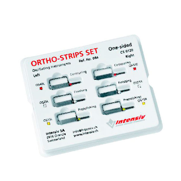 OSC OS40R ORTHOSTRIP ONE-SIDED – Egyoldalas gyémántcsiszoló szalag IPR-hez, 40 µm, Intensiv