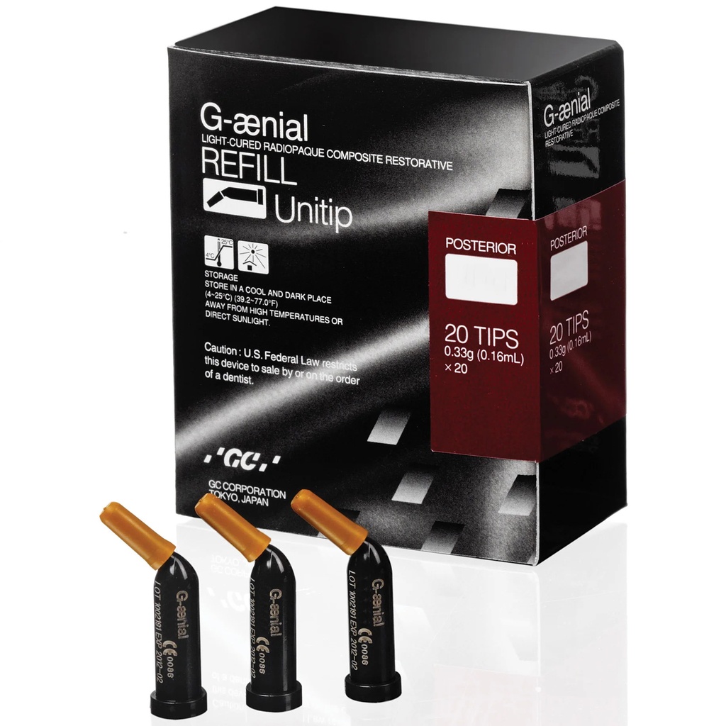 G-AENIAL UNITIP POSTERIOR – Kompozit kapszulák, GC, 20x0.33g
