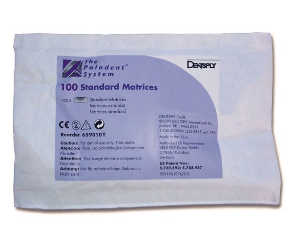 PALODENT REPOS. STANDARD 100u. – Bandas de matriz seccional