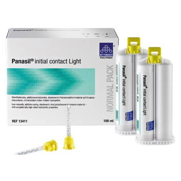 PANASIL INITIAL CONTACT LIGHT – Addíciós szilikon lenyomatanyag 2x50ml