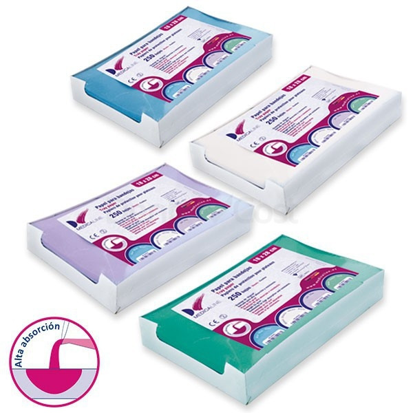 Papel absorbente para bandejas 28x18 cm – MEDICALINE