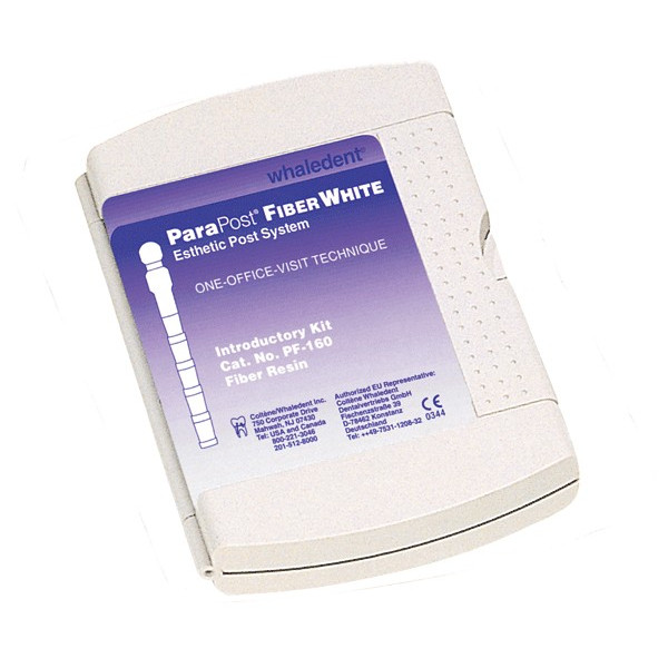 PARAPOST FIBER-WHITE KIT PF-160 – Kit de pinos de fibra opacos COLTENE 10un.