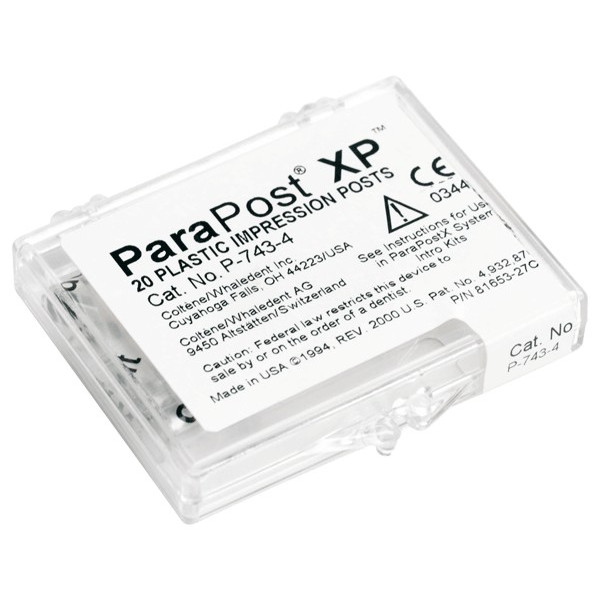 PARAPOST XP – Pernos de impresión de plástico, Coltene, 20u