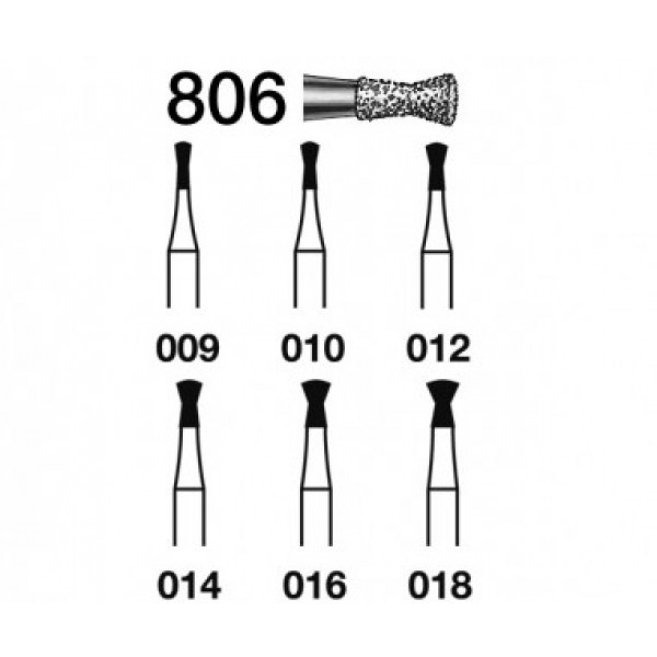 FRESA KOMET FG 806 – Fresa doble cono invertido grano medio Komet