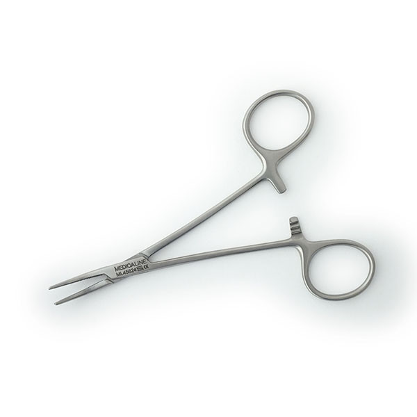 PINZA HEMOSTATICA HALSTEAD-MOSQUITO CURVA 12.5CM – Pinza emostatica