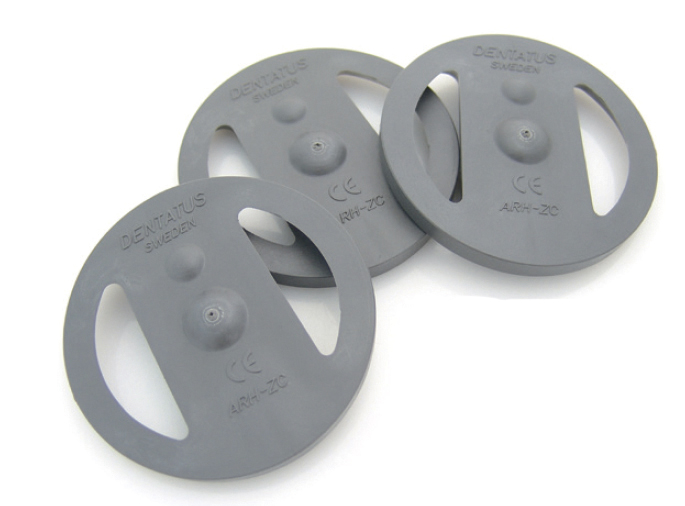PLATINA DENTATUS composite – Platinas de montaje para articulador (2 ud)