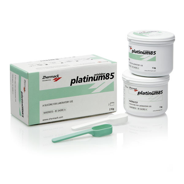 PLATINUM 85 ZETALABOR – Silicona de laboratorio de alta precisión, 1kg+1kg