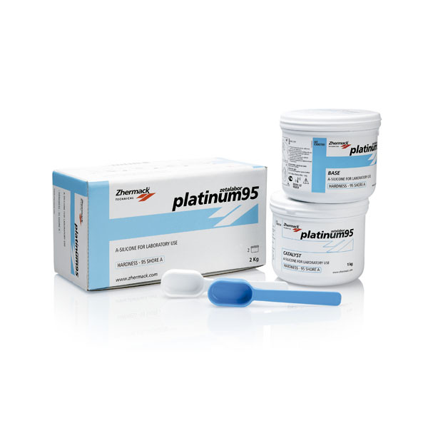 PLATINUM 95 ZETALABOR – Silicona de laboratorio extra rígida, 1kg+1kg